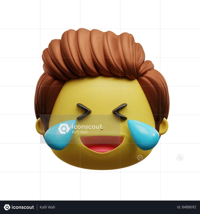 Sad Face Emoji Emoji 3D Icon
