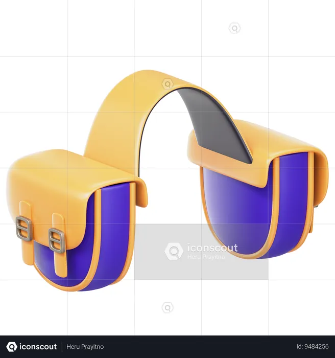 Saddle Bag  3D Icon