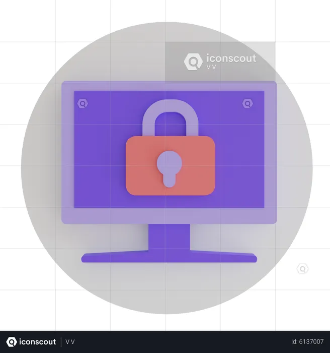 Safe  3D Icon