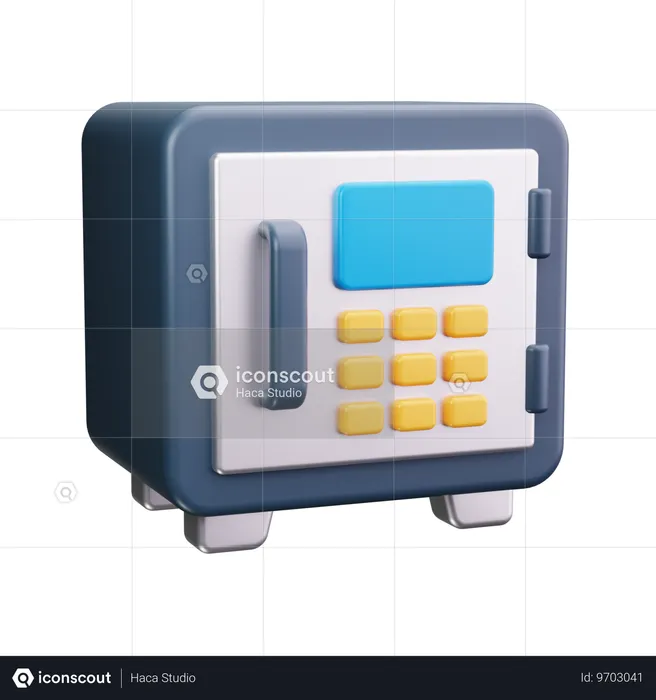 セーフティボックス  3D Icon