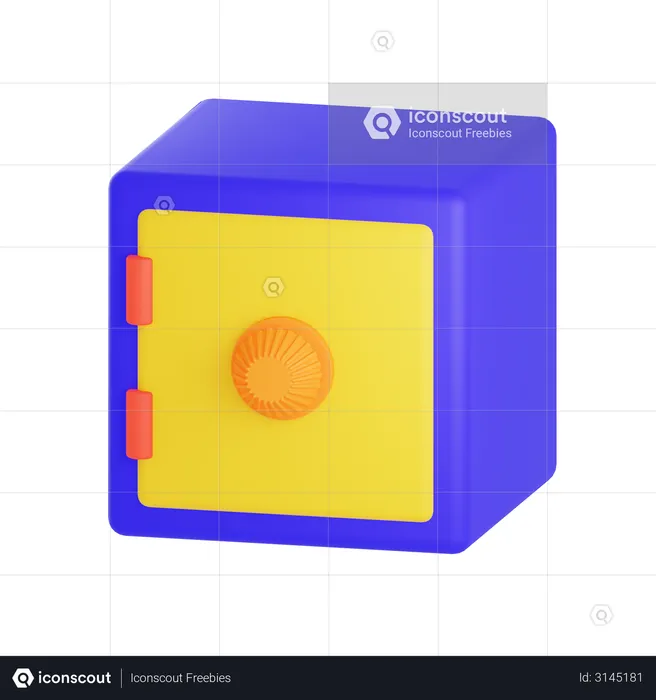 Safe Box  3D Illustration