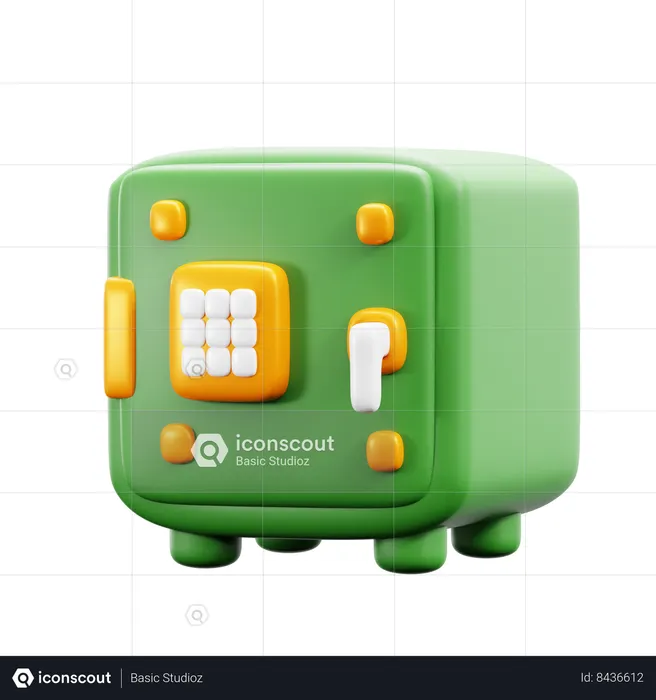 Safe Box  3D Icon