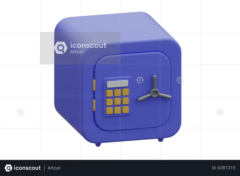 Safe Box  3D Icon