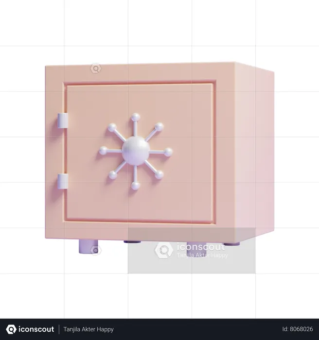 Safe Box  3D Icon