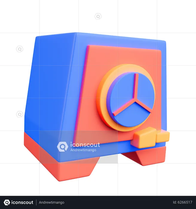 Safe Box  3D Icon