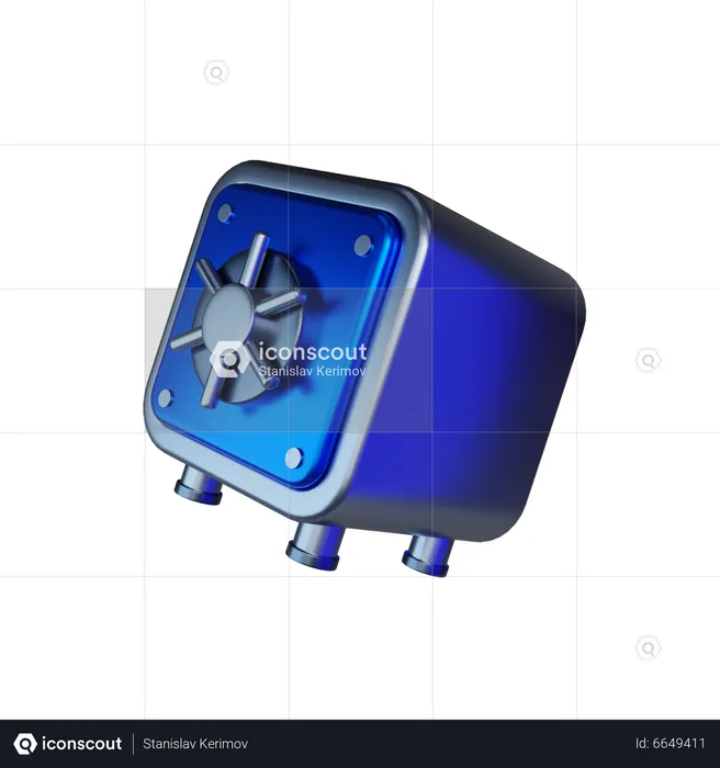 Safe Box  3D Icon