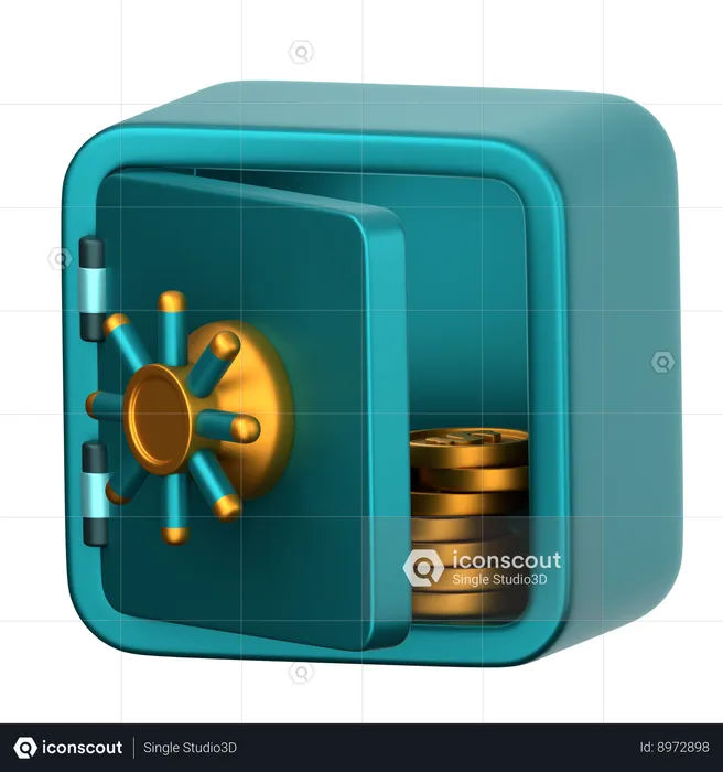 Safe Box  3D Icon