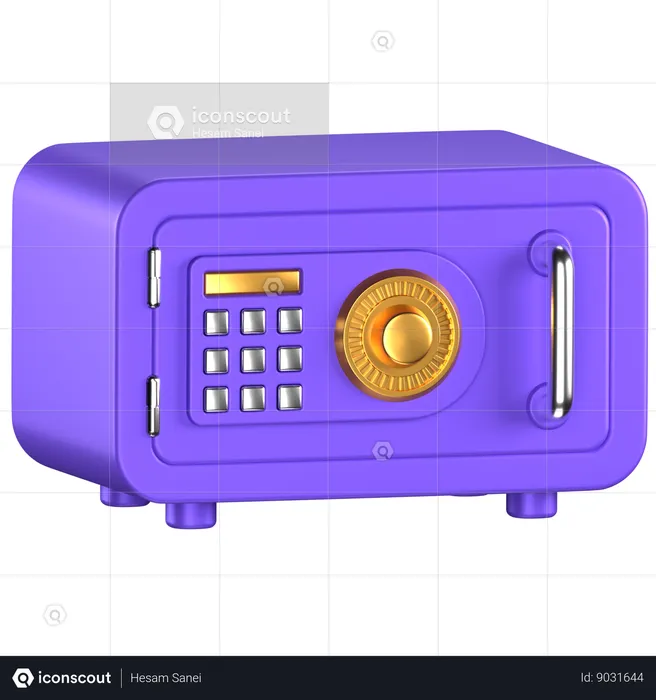 Safe Box  3D Icon