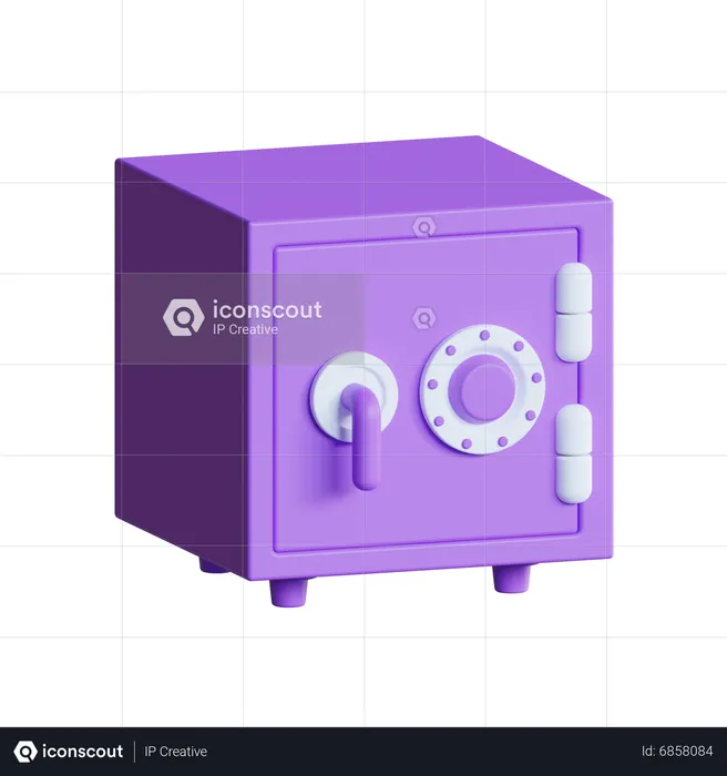 Safe Box  3D Icon