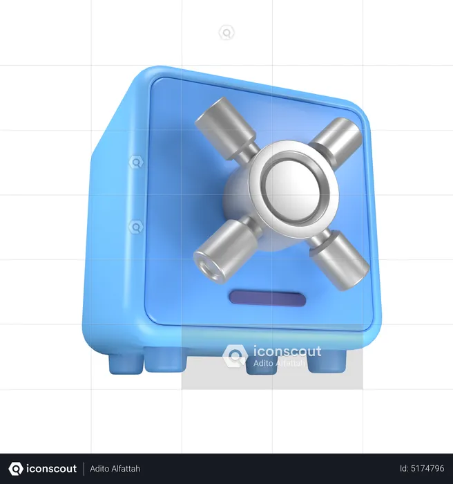 Safe Box  3D Icon