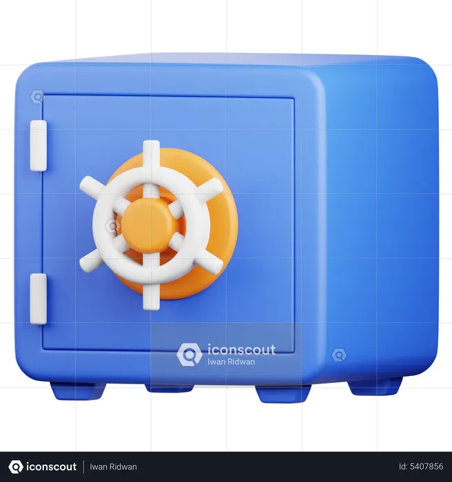Safe Box  3D Icon