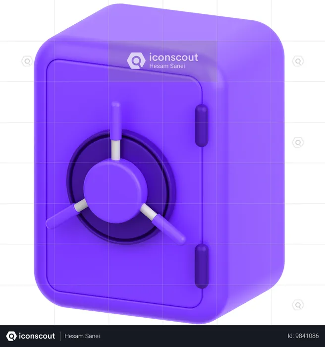 Safe Box  3D Icon