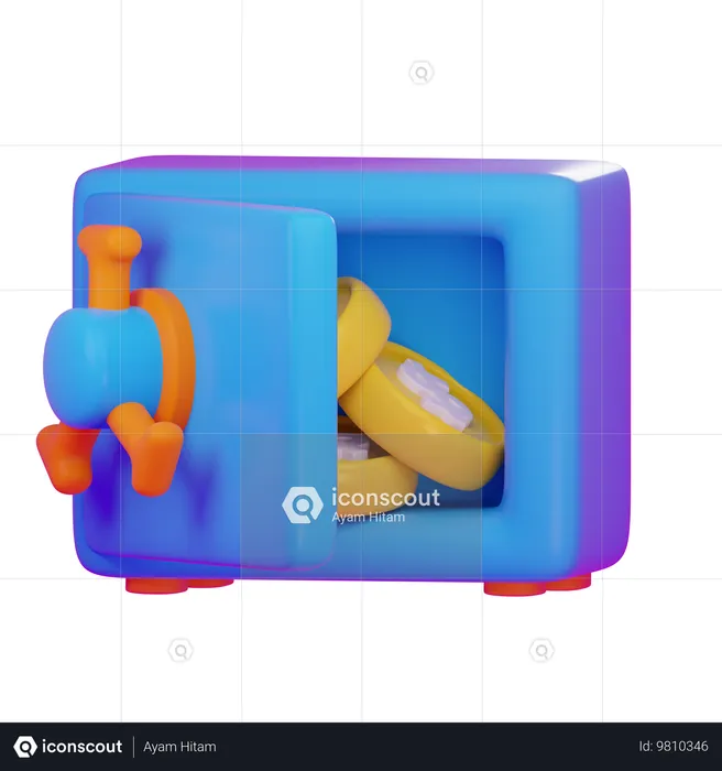 Safe Box  3D Icon