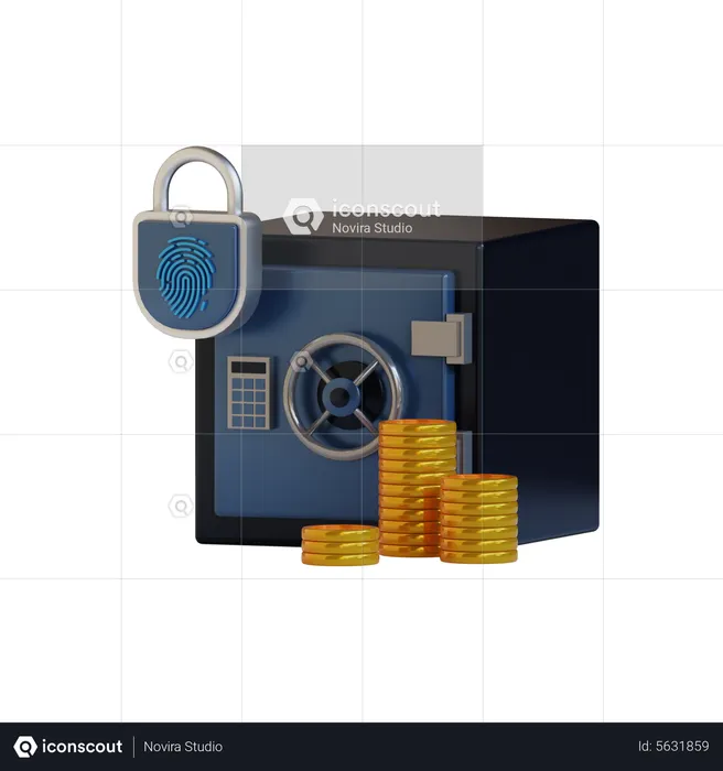 Safe Box  3D Icon