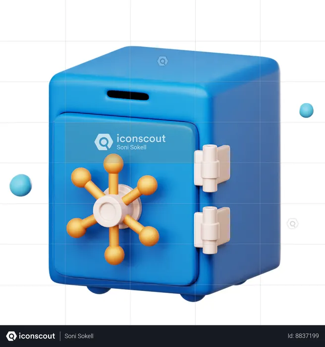Safe Box  3D Icon