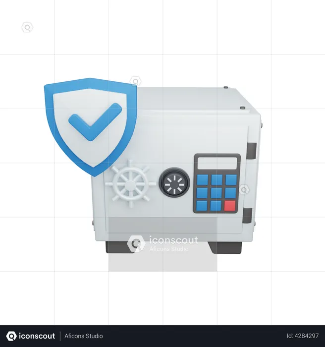 Safe box  3D Illustration