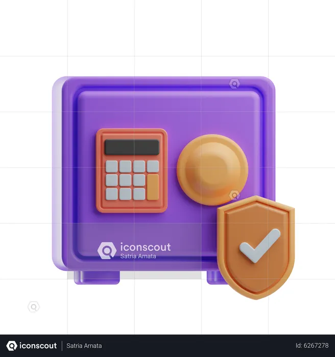 Safe Box  3D Icon