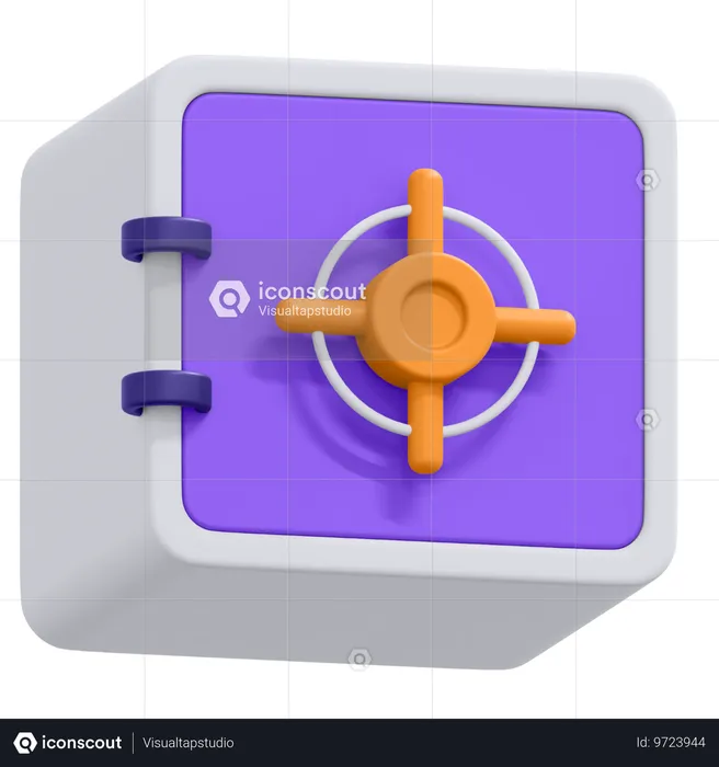 セーフティボックス  3D Icon