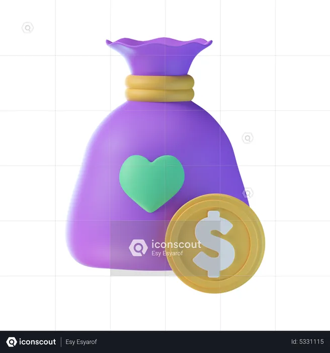 Safe Money  3D Icon