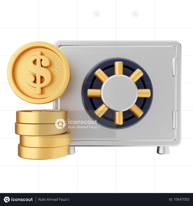 Safe Payment  3D Icon