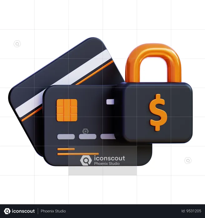 Safe Payment  3D Icon