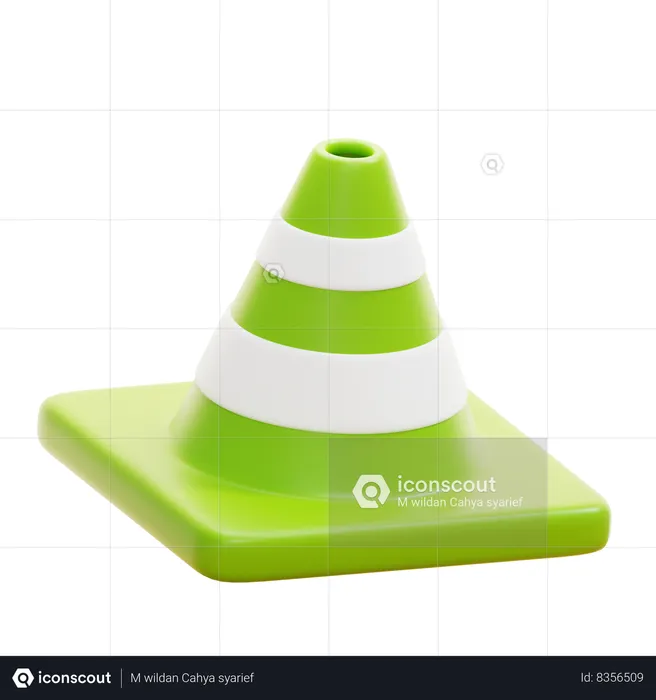 SAFETY CONE  3D Icon