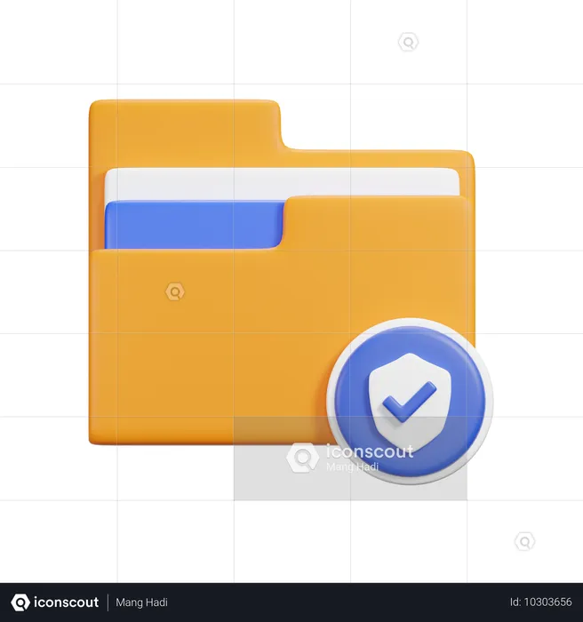 Safety Folder  3D Icon