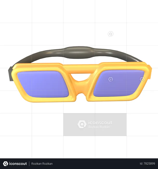 Safety Goggles  3D Icon