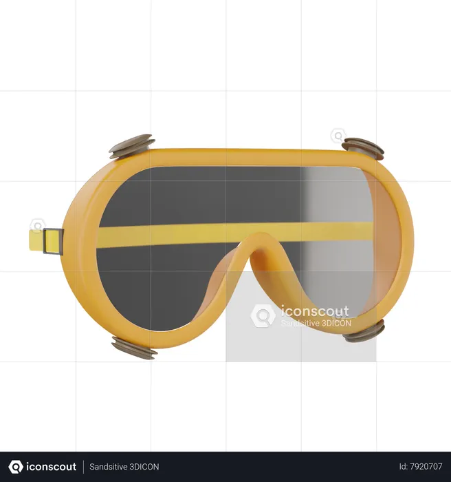 Safety Goggles  3D Icon