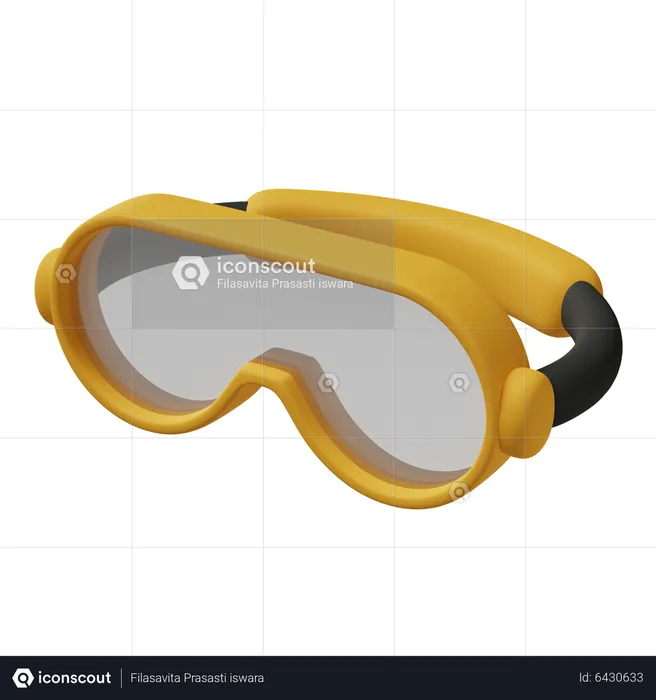 Safety Googles  3D Icon