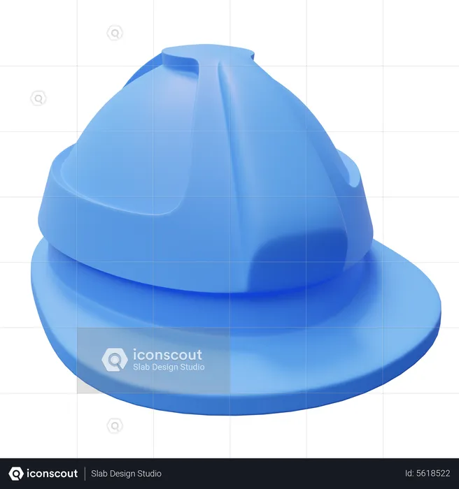 Safety Hat  3D Icon