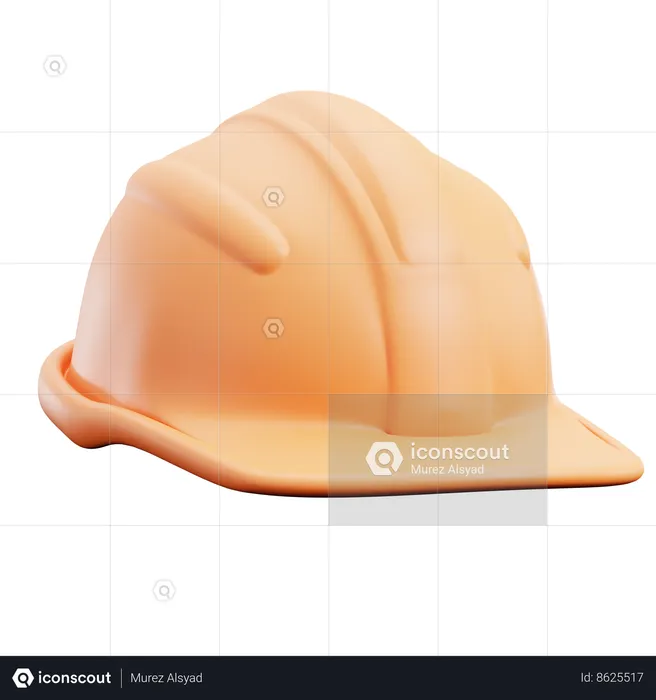 Safety Helmet  3D Icon