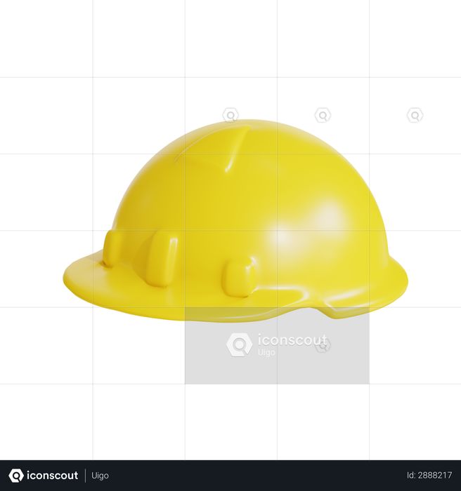 Safety helmet 3D Illustration