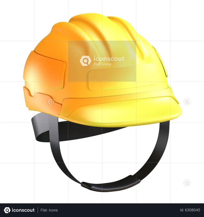 Safety Helmet  3D Icon