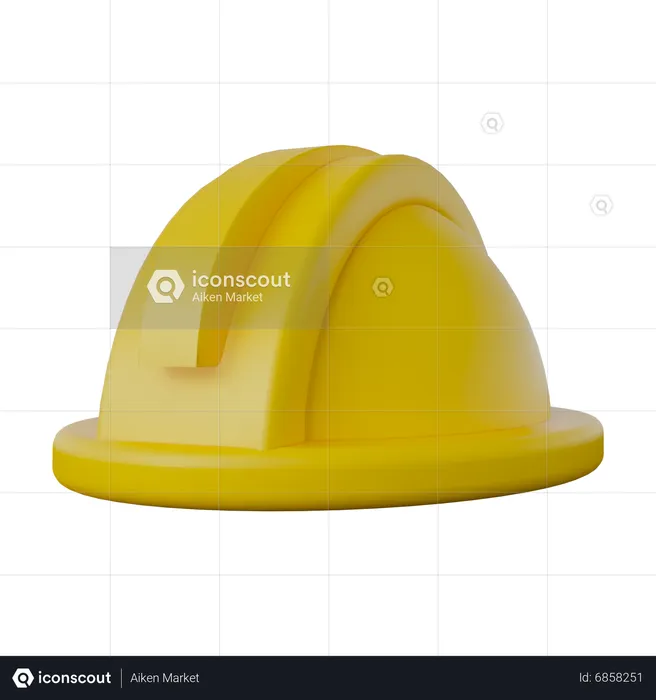 Safety Helmet  3D Icon