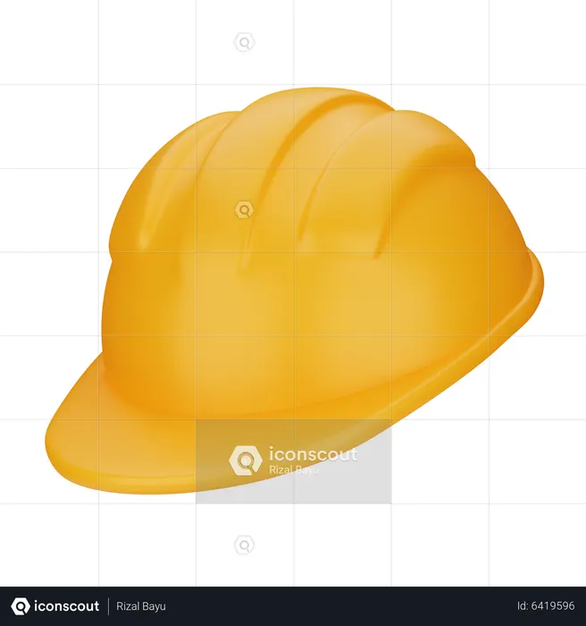 Safety Helmet  3D Icon