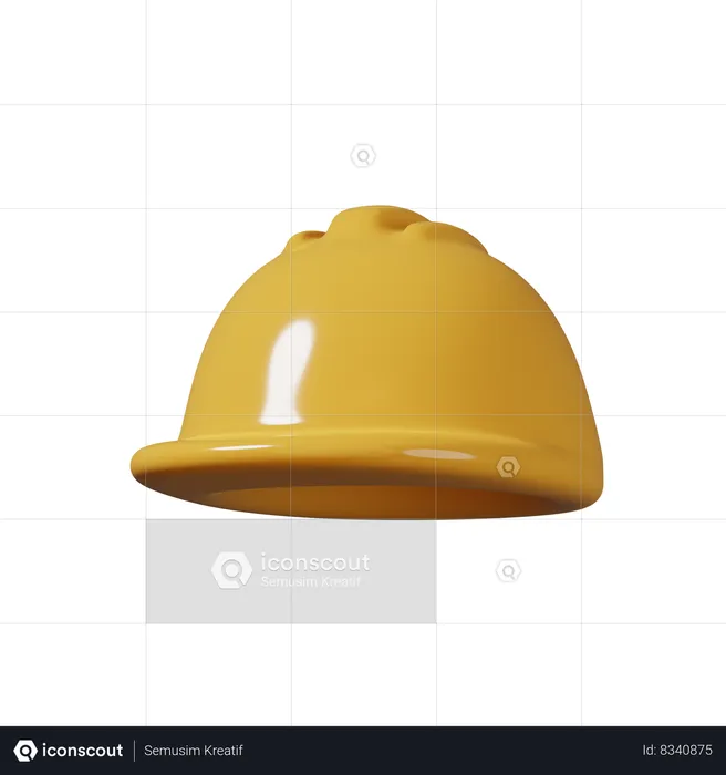 Safety Helmet  3D Icon