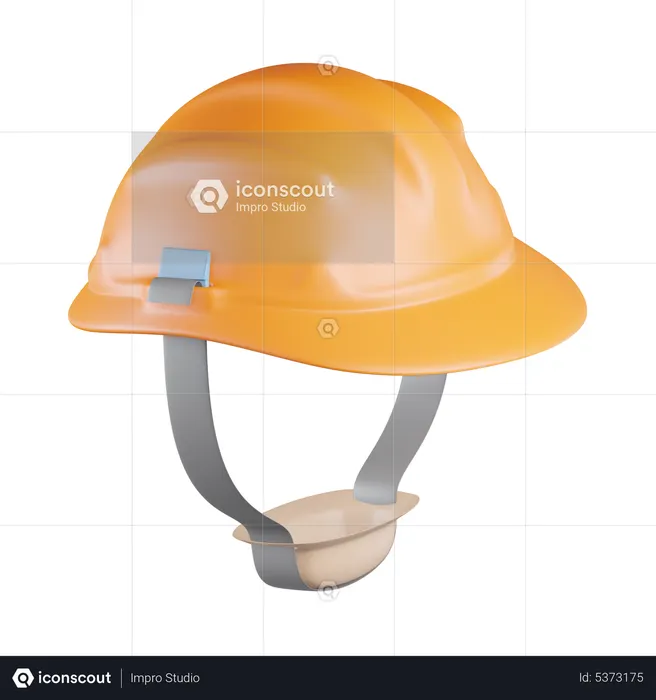 Safety Helmet  3D Icon