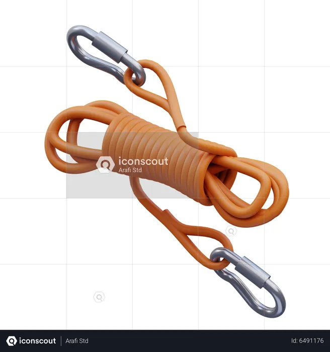Safety Rope  3D Icon
