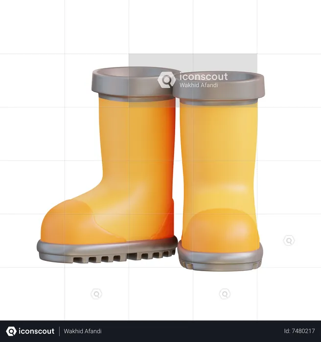 Safety Shoes  3D Icon