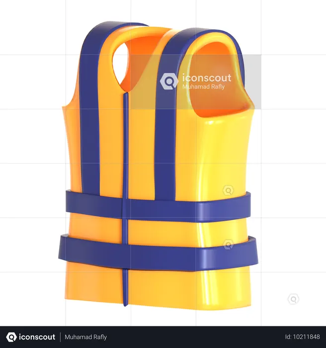 Safety Vest  3D Icon