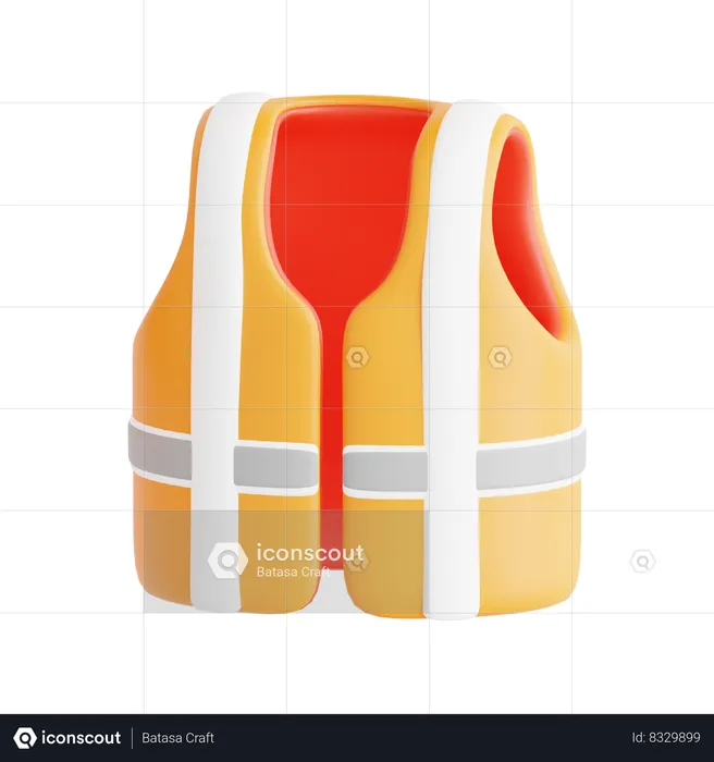 Safety Vest  3D Icon