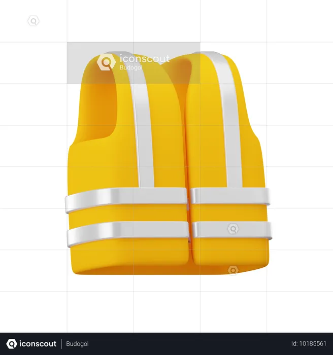 Safety Vest  3D Icon