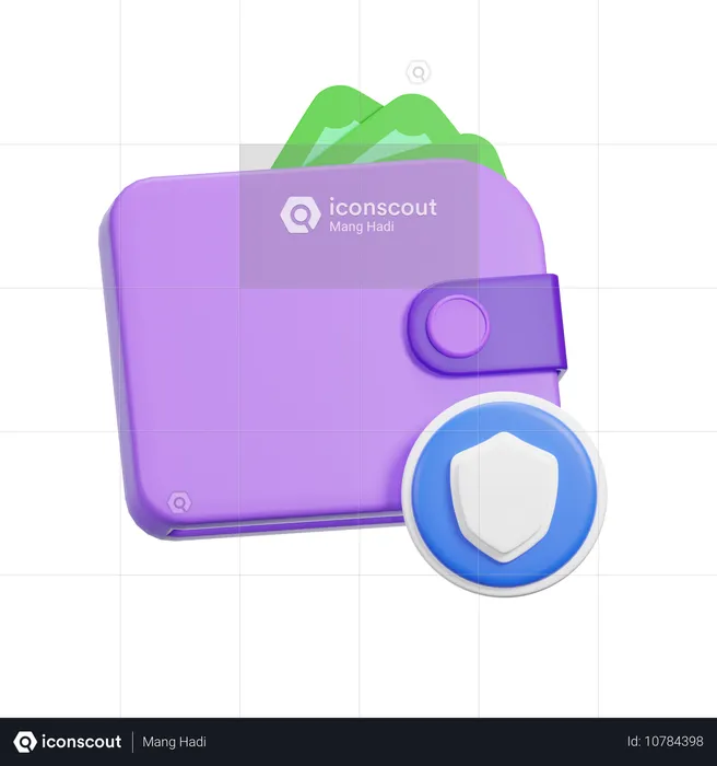 Safety Wallet  3D Icon