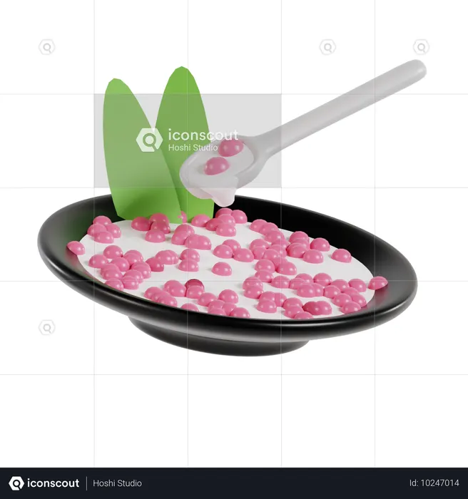 Sago Porridge  3D Icon