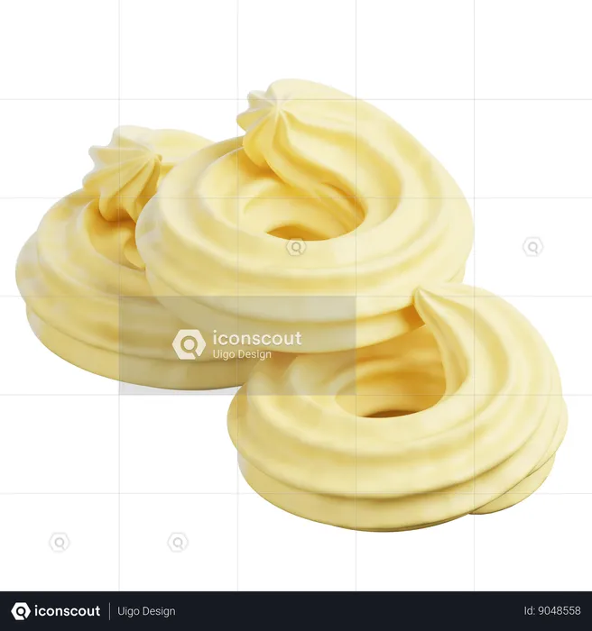 Gâteau au sagou  3D Icon