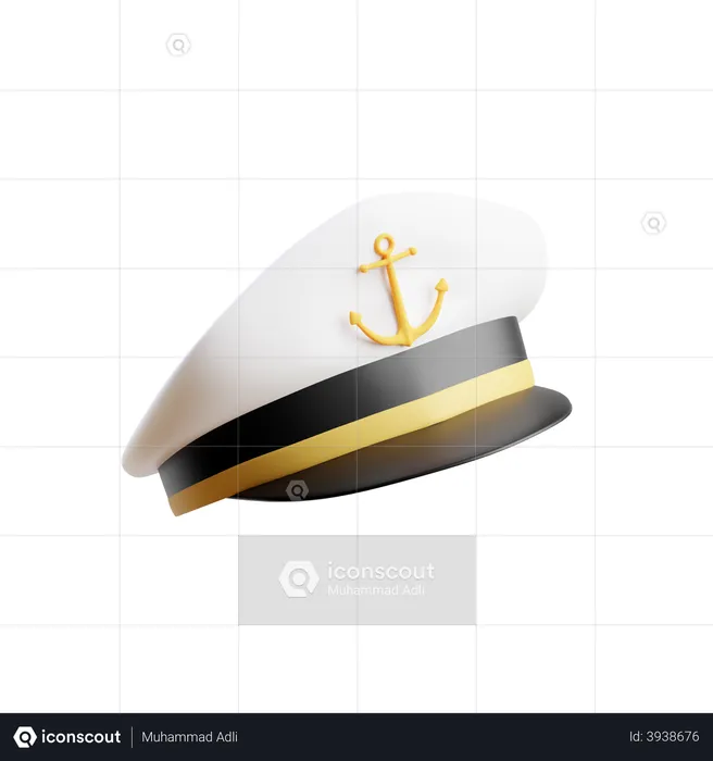 Sailor Cap  3D Illustration