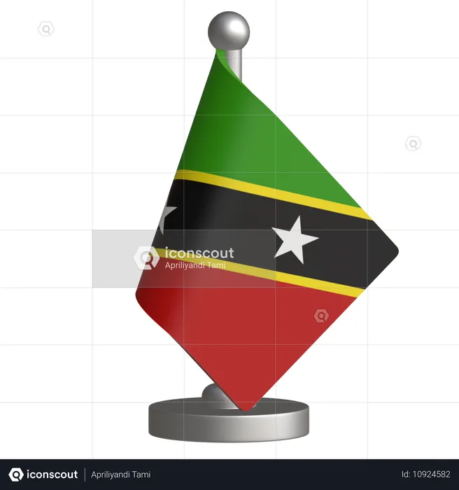 Saint Kitts and Nevis  3D Icon