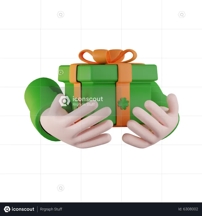 Cadeau de saint patrick  3D Icon