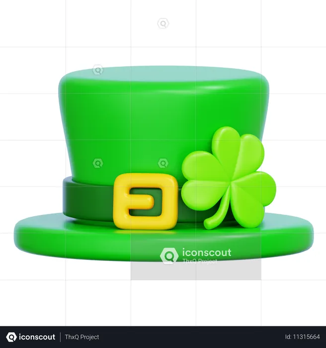 Saint Patrick Hat  3D Icon